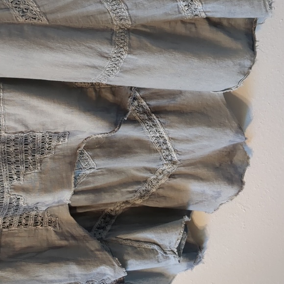 Free People Dyed High Low Midi Skirt Small - Picture 4 of 14